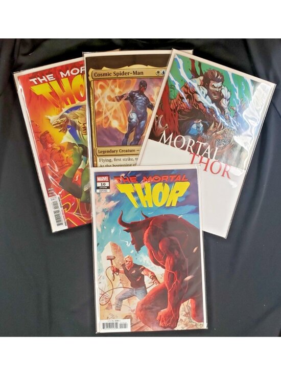 Marvel Other - Mortal Thor #10 Prestige 4 Book Variant A B C  Peralta 1:25 Incentive Set Marvel